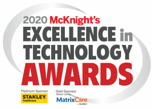 2020 McKnight’s Excellence in Technology Awards — All winners, Senior Living track