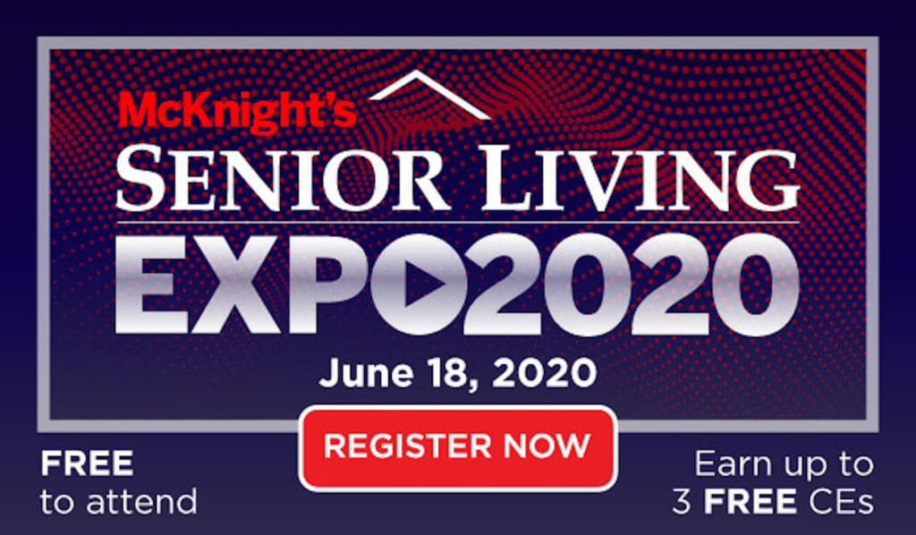 McKnight’s Senior Living Online Expo is 1 week away