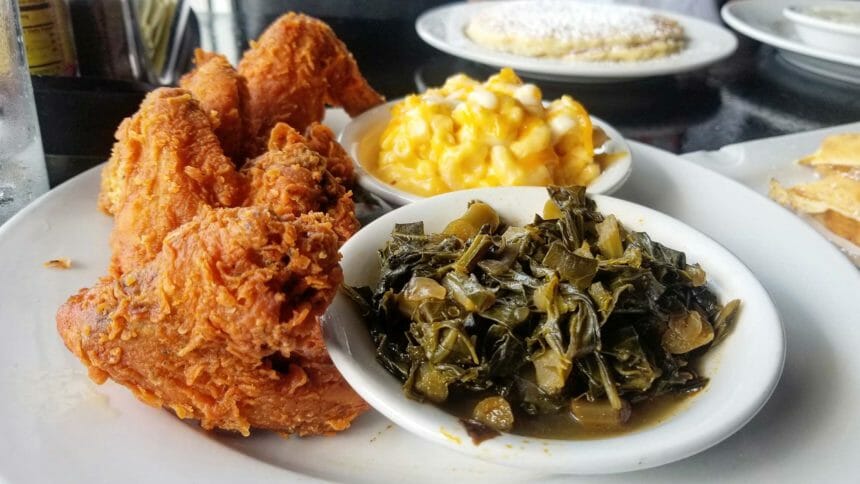 plate of southern food