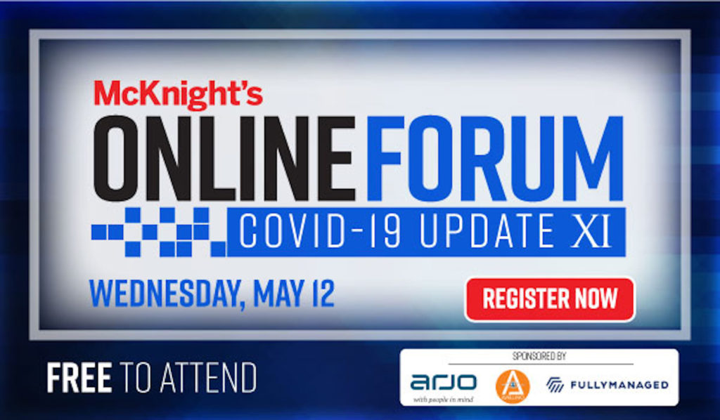 Learn about COVID infection control, testing during May 12 Online Forum