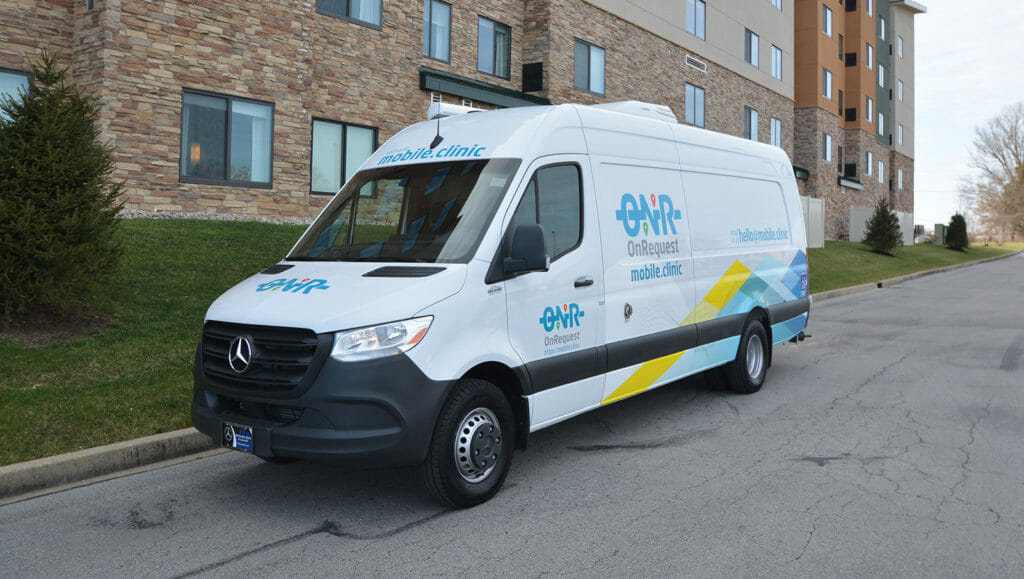 Mobile healthcare clinic brings primary care services to senior living communities
