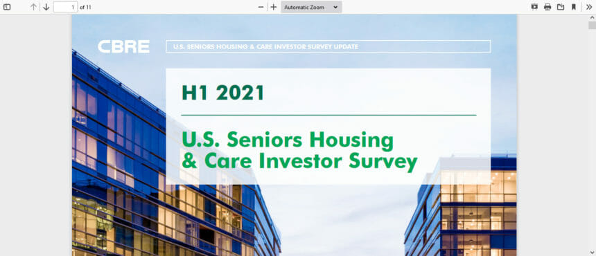 Senior Housing Real Estate Investments