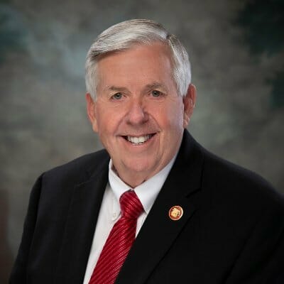 Gov. Mike Parson headshot