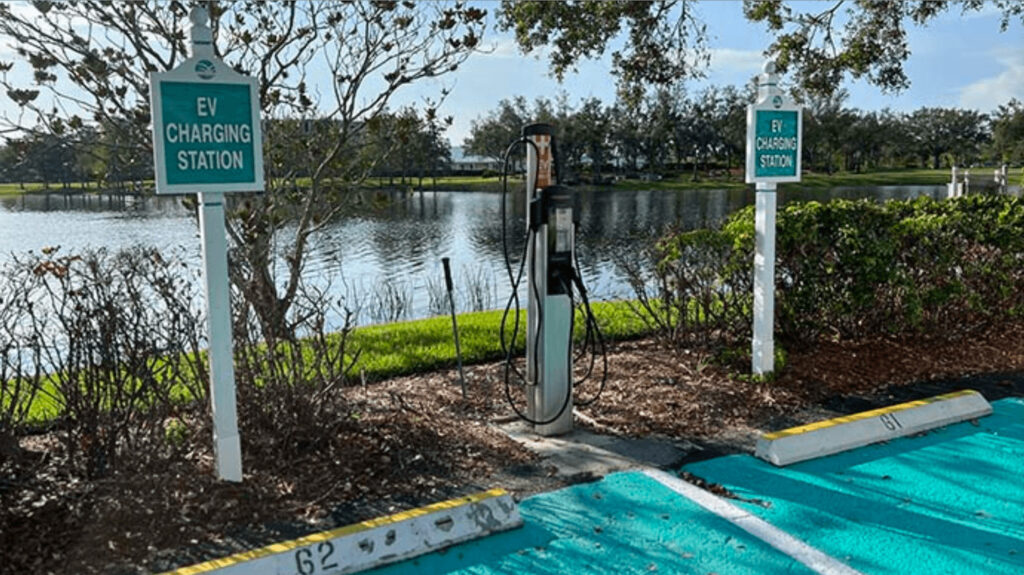 Electric vehicle charging stations thought to benefit CCRC’s reputation