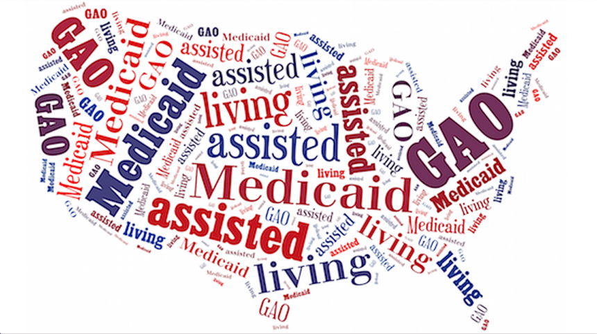 word cloud gao assisted living medicaid