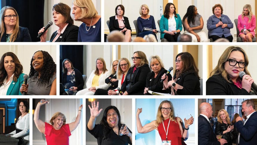 montage of photos from the 2024 McKnight's Women of Distinction Awards and Forum