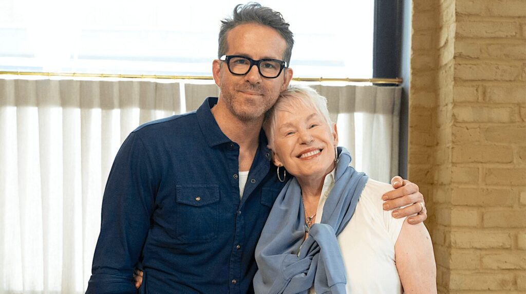 Ryan Reynolds and his mother, Tammy.